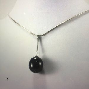 Baccarat Tentation necklace onyx / sterling silver